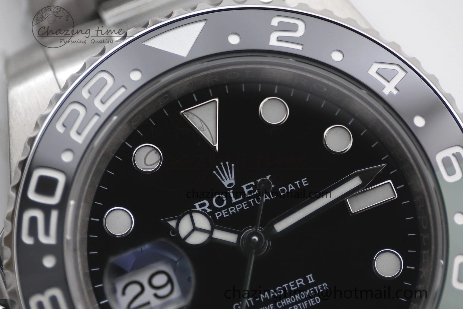 GMT Master II 126720 VTNR LHD 904L SS TW+ Best Edition on Oyster Bracelet VR3285 CHS SoftTouch 1981