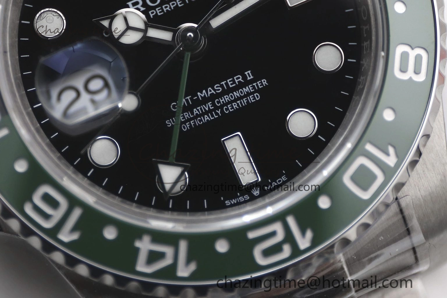 GMT Master II 126720 VTNR LHD 904L SS TW+ Best Edition on Oyster Bracelet VR3285 CHS SoftTouch 1981