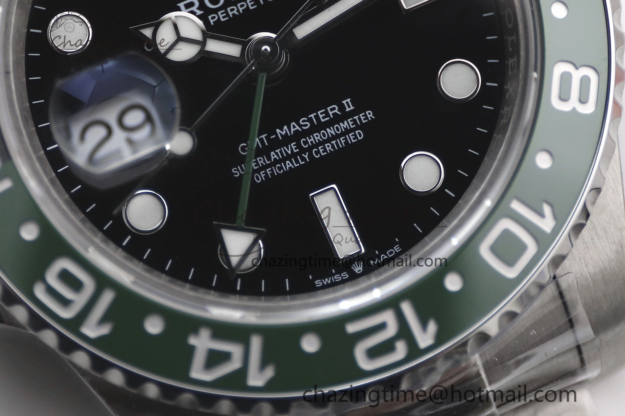 GMT Master II 126720 VTNR LHD 904L SS TW+ Best Edition on Oyster Bracelet VR3285 CHS SoftTouch 1981