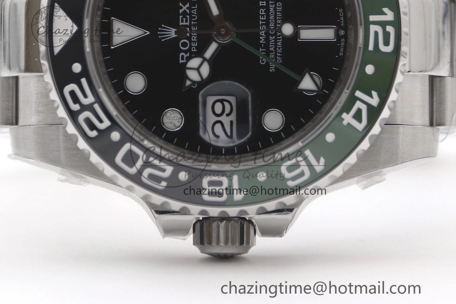 GMT Master II 126720 VTNR LHD 904L SS TW+ Best Edition on Oyster Bracelet VR3285 CHS SoftTouch 1981