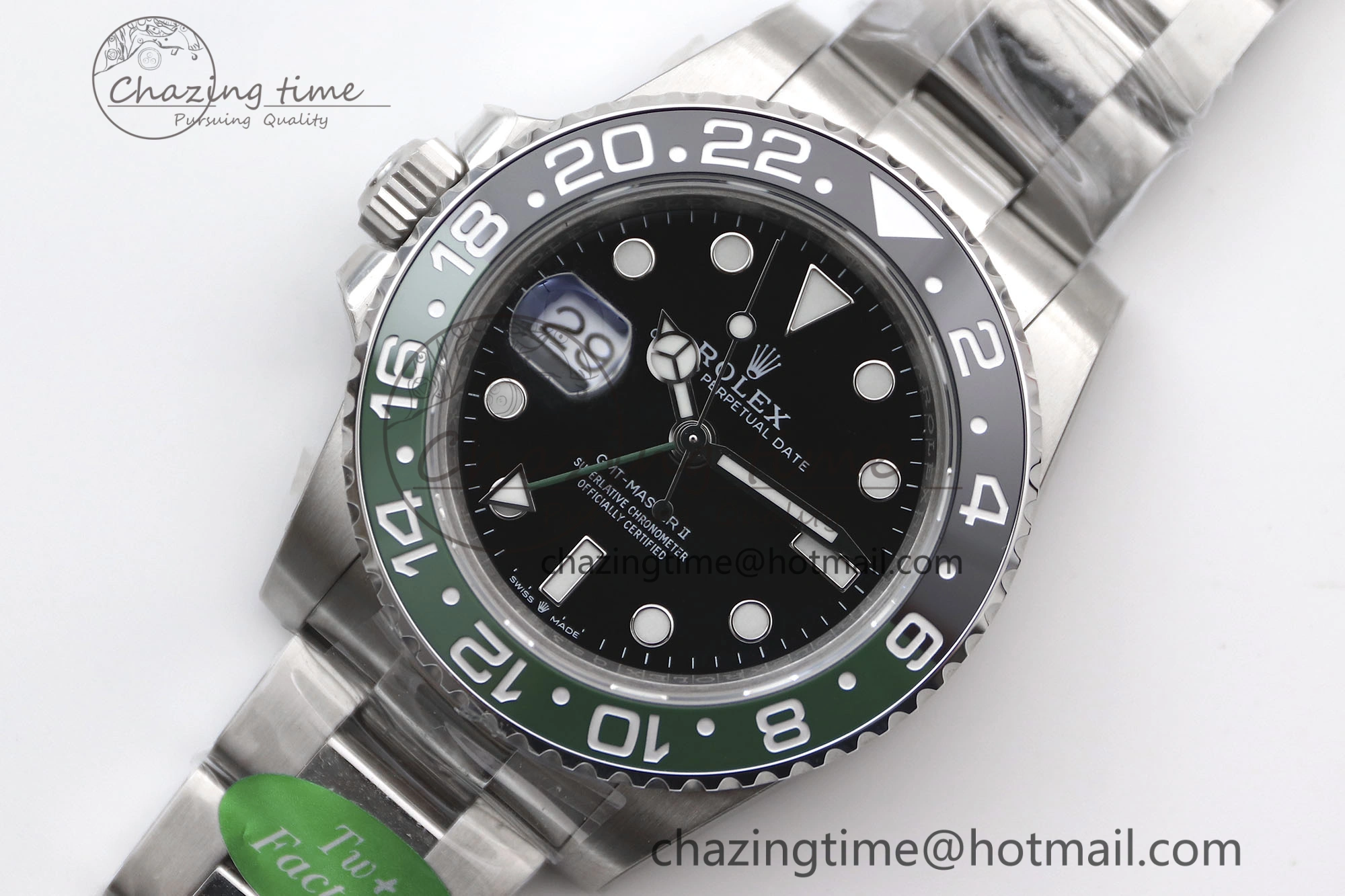 GMT Master II 126720 VTNR LHD 904L SS TW+ Best Edition on Oyster Bracelet VR3285 CHS SoftTouch 1981