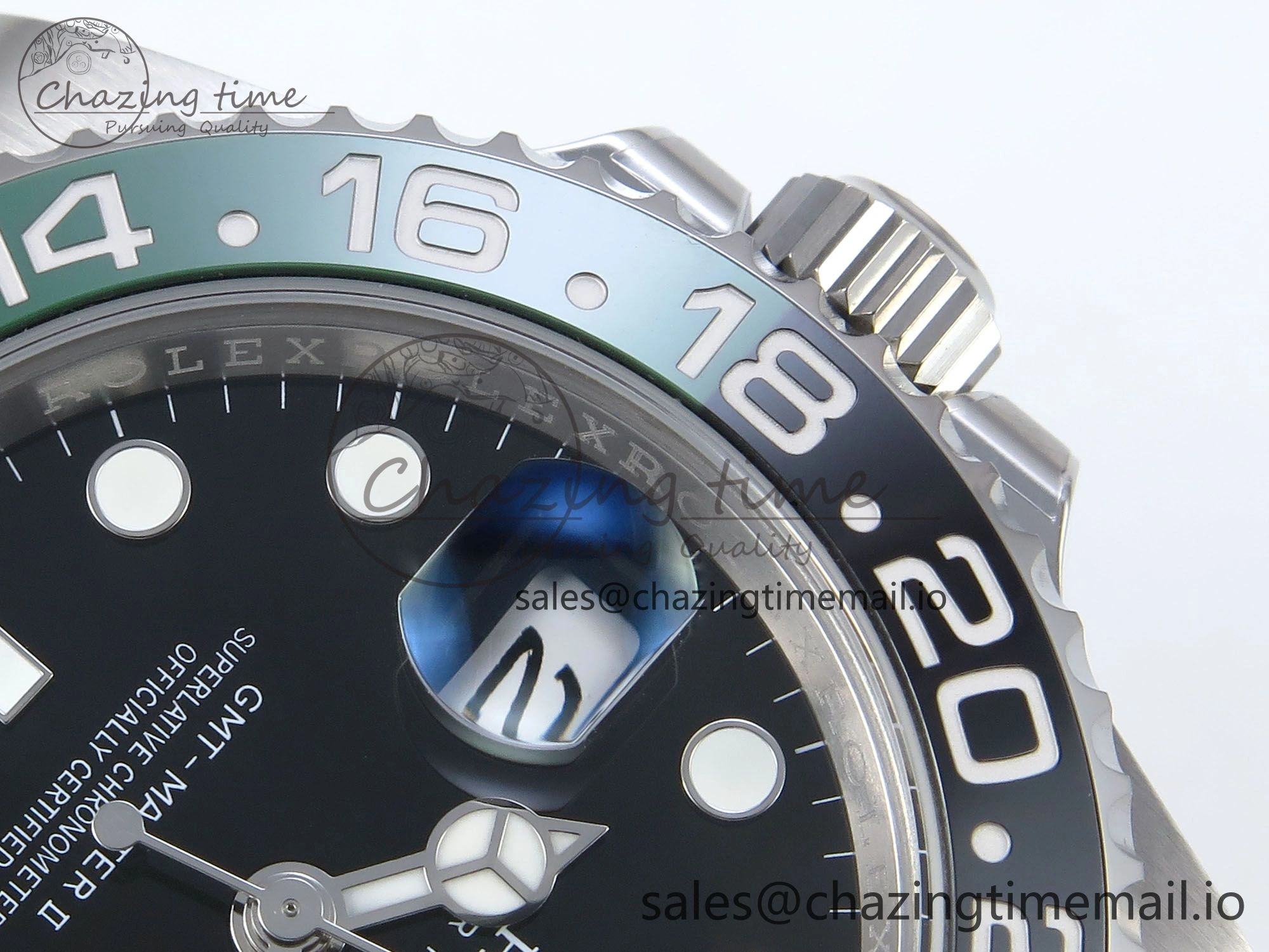 GMT Master II 126720 VTNR LHD 904L Steel EWE 1:1 Best Edition on Jubilee Strap EWE3285 V WeatherProof 816