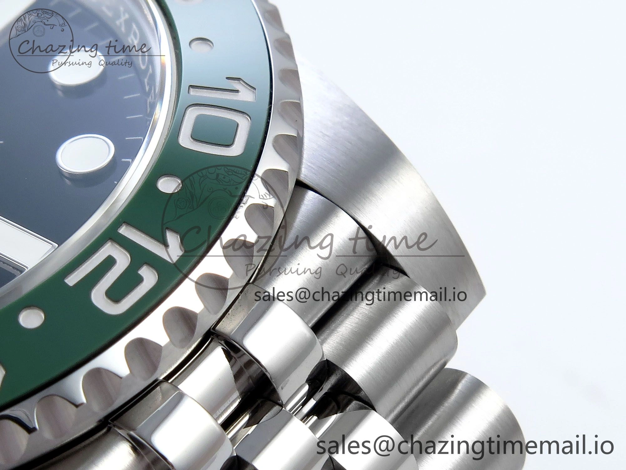 GMT Master II 126720 VTNR LHD 904L Steel EWE 1:1 Best Edition on Jubilee Strap EWE3285 V WeatherProof 816