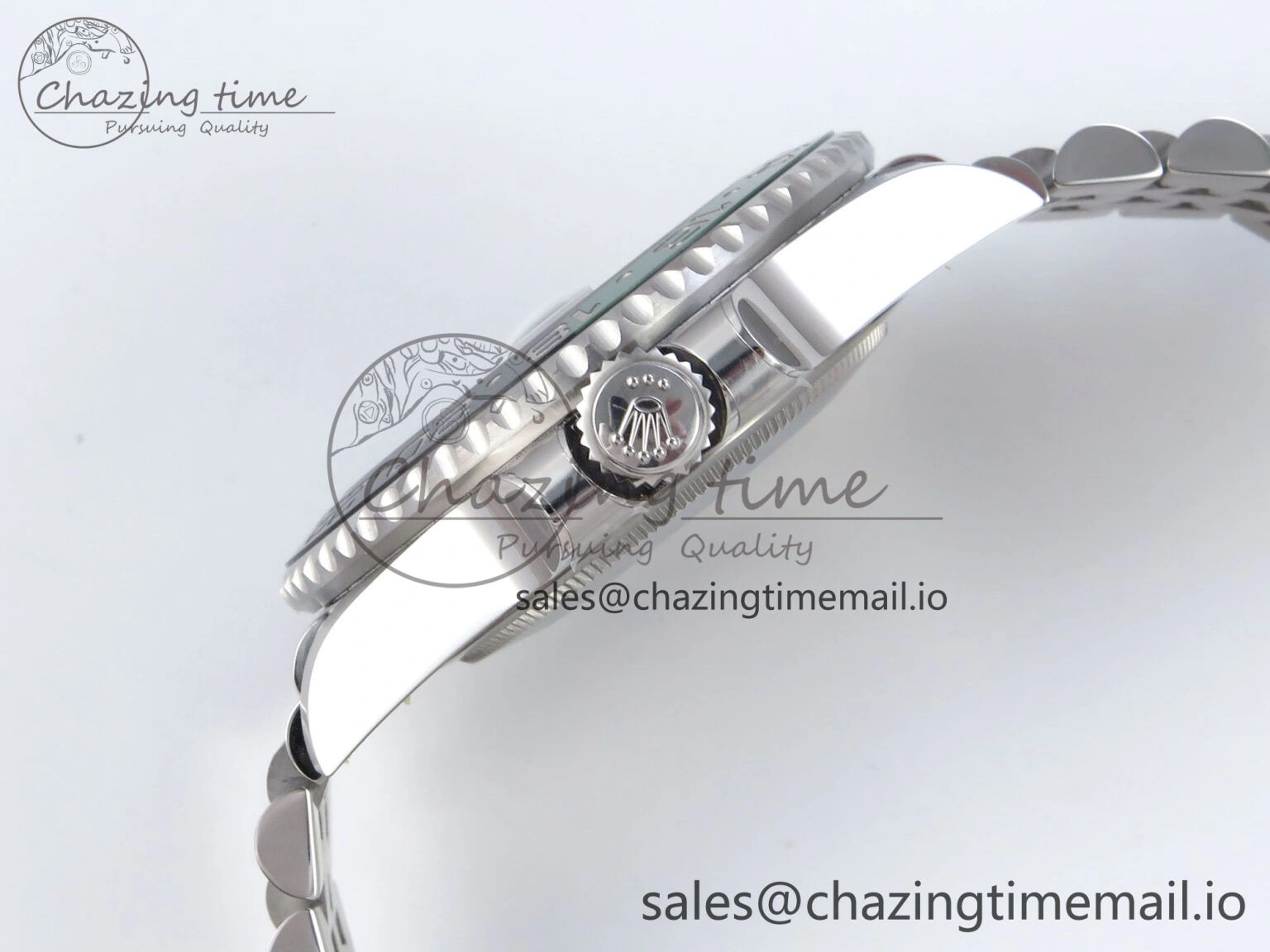 GMT Master II 126720 VTNR LHD 904L Steel EWE 1:1 Best Edition on Jubilee Strap EWE3285 V WeatherProof 816