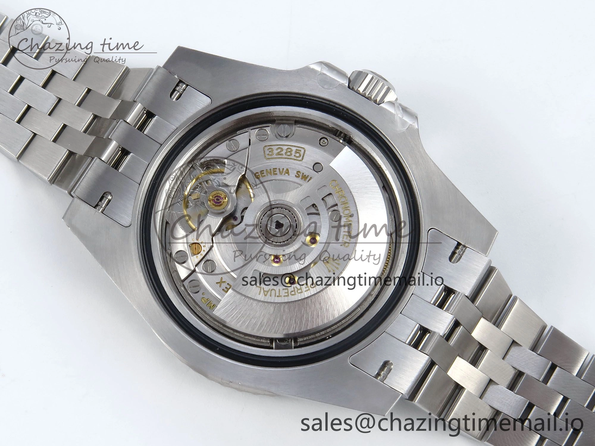 GMT Master II 126720 VTNR LHD 904L Steel EWE 1:1 Best Edition on Jubilee Strap EWE3285 V WeatherProof 816