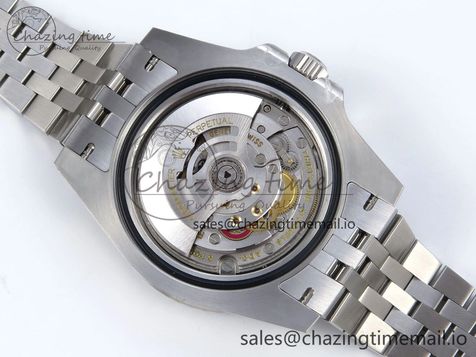 GMT Master II 126720 VTNR LHD 904L Steel EWE 1:1 Best Edition on Jubilee Strap EWE3285 V WeatherProof 816