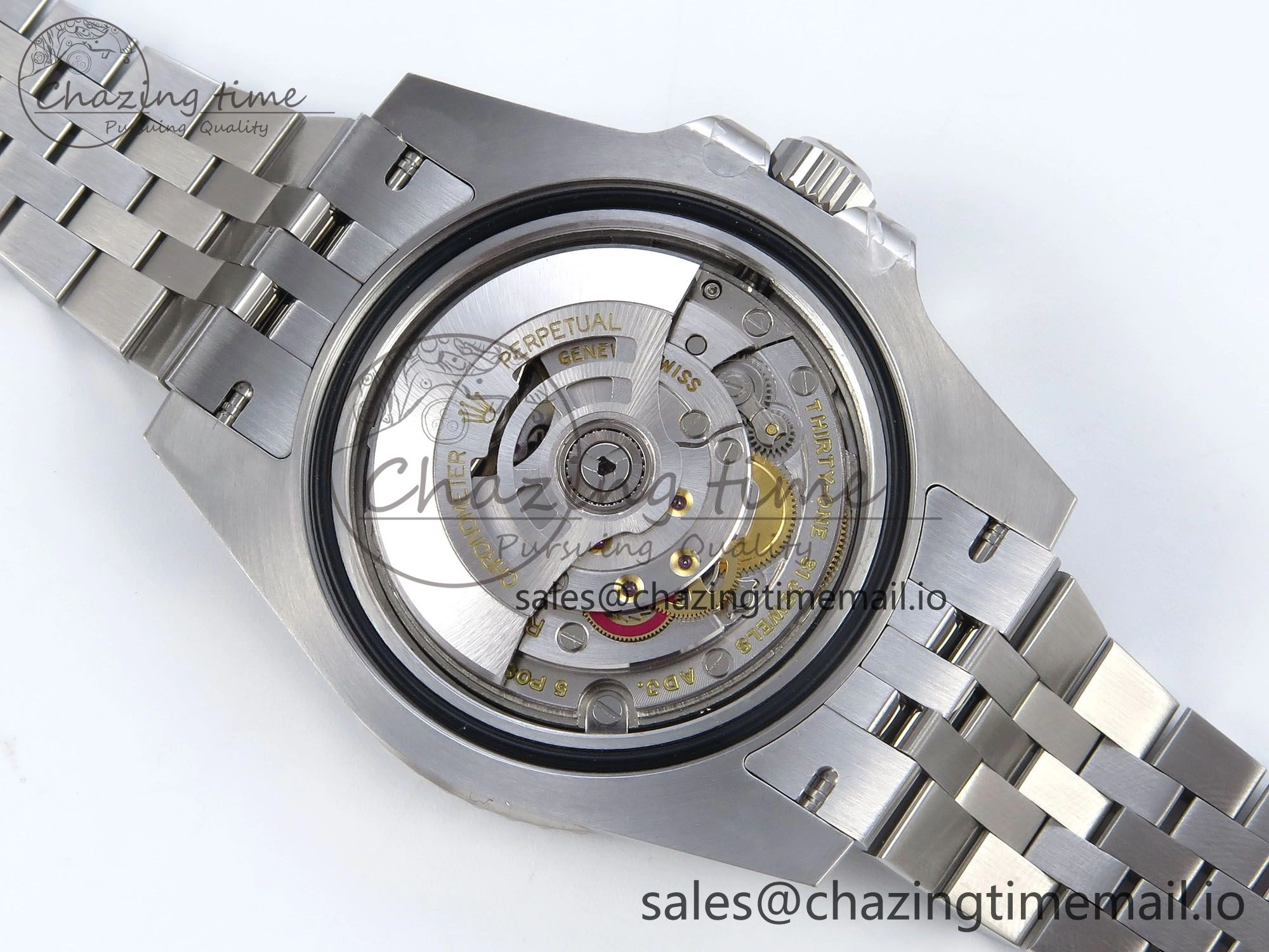 GMT Master II 126720 VTNR LHD 904L Steel EWE 1:1 Best Edition on Jubilee Strap EWE3285 V WeatherProof 816