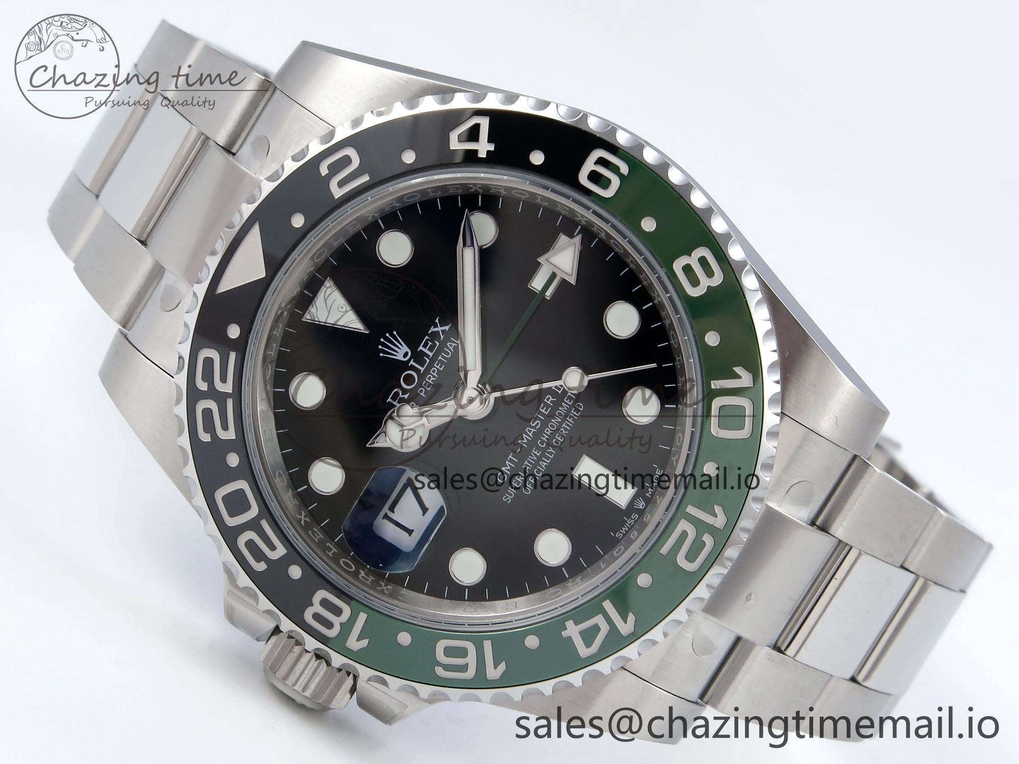 Modern GMT Master II 126720 VTNR LHD 904L Steel EWE 1:1 Best Edition on Oyster Strap EWE3285 V 817