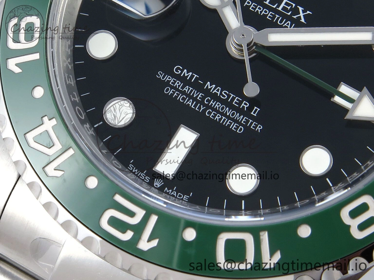 Modern GMT Master II 126720 VTNR LHD 904L Steel EWE 1:1 Best Edition on Oyster Strap EWE3285 V 817
