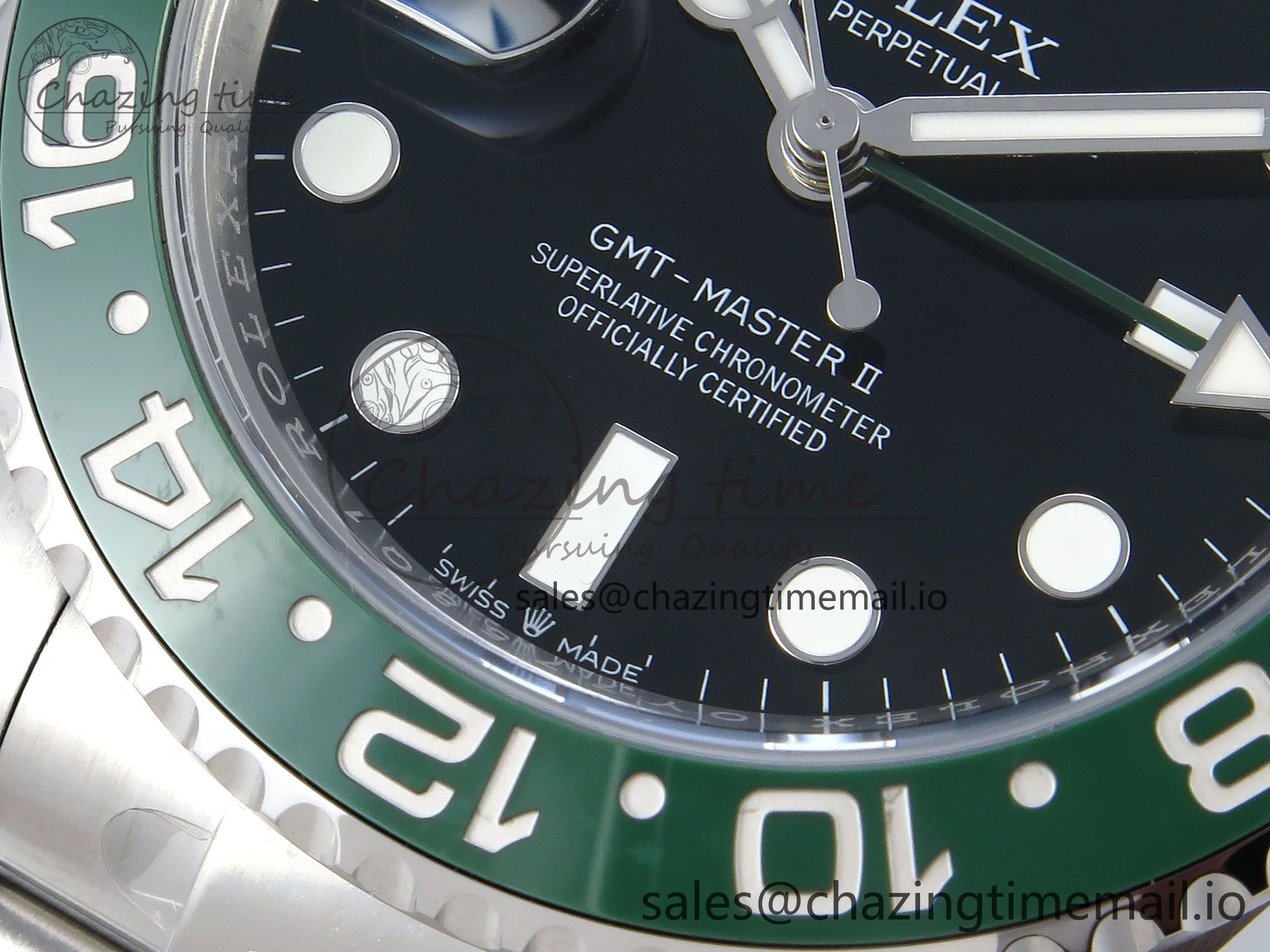 Modern GMT Master II 126720 VTNR LHD 904L Steel EWE 1:1 Best Edition on Oyster Strap EWE3285 V 817