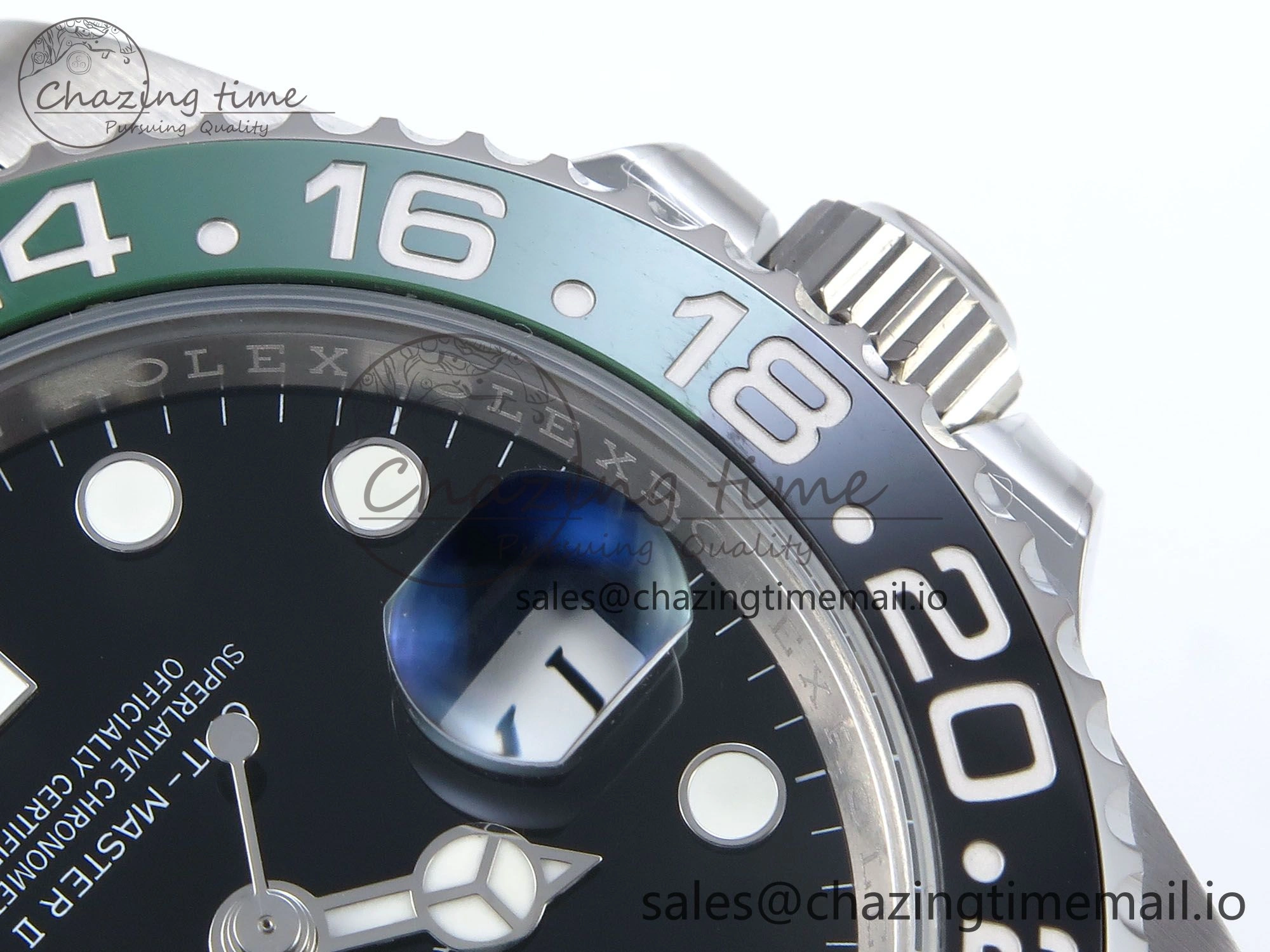 Modern GMT Master II 126720 VTNR LHD 904L Steel EWE 1:1 Best Edition on Oyster Strap EWE3285 V 817