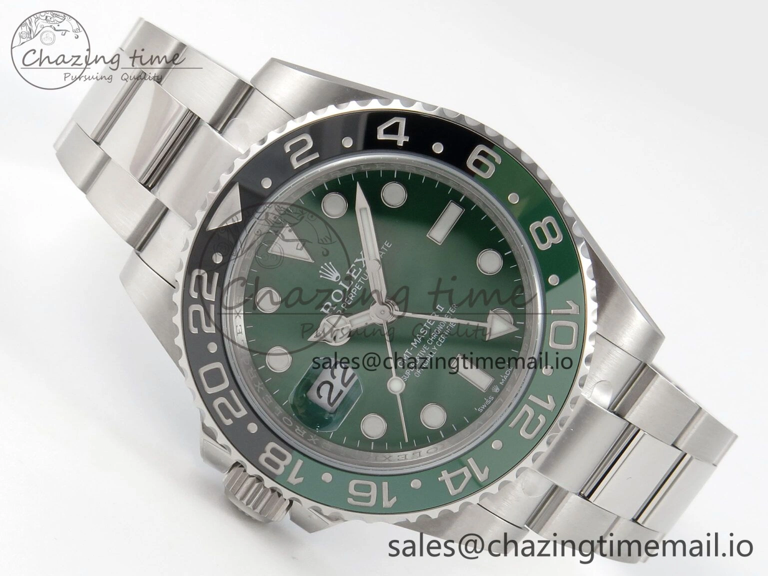 GMT-Master II 126729 VTNR ARF 1:1 Best Edition Green Dial On SS Bracelet SH3285 CHS Elegant 175