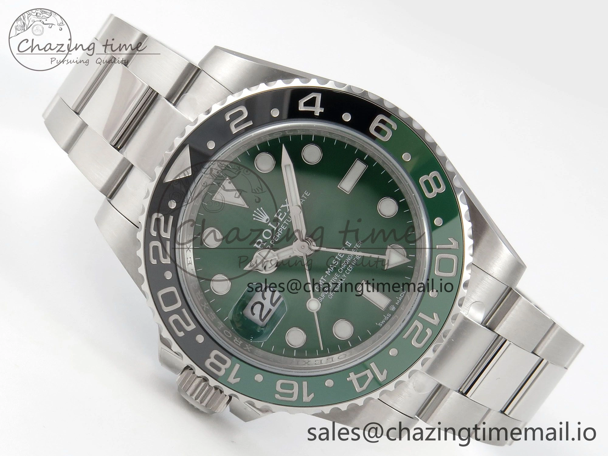GMT-Master II 126729 VTNR ARF 1:1 Best Edition Green Dial On SS Bracelet SH3285 CHS Elegant 175