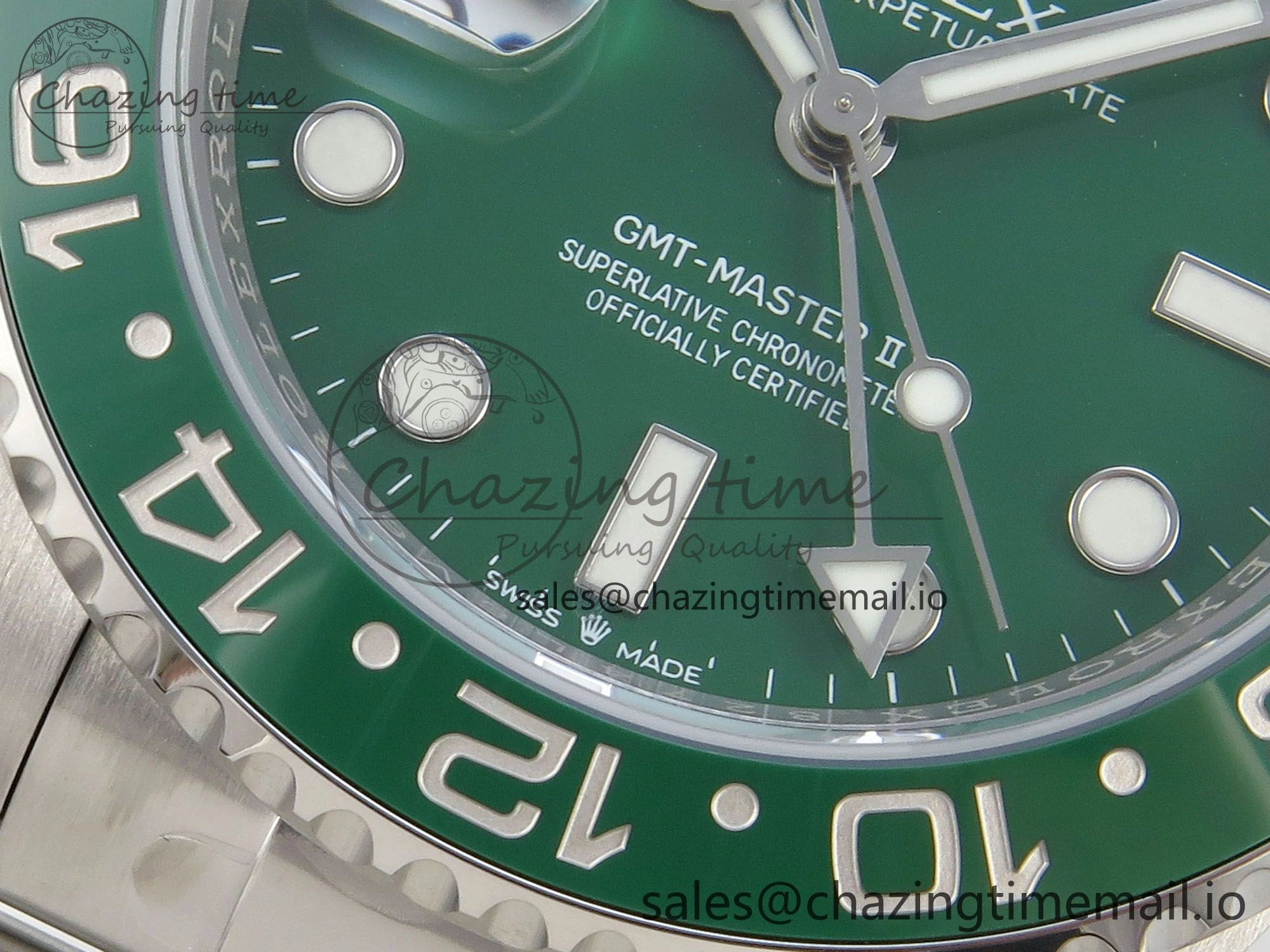 GMT-Master II 126729 VTNR ARF 1:1 Best Edition Green Dial On SS Bracelet SH3285 CHS Elegant 175