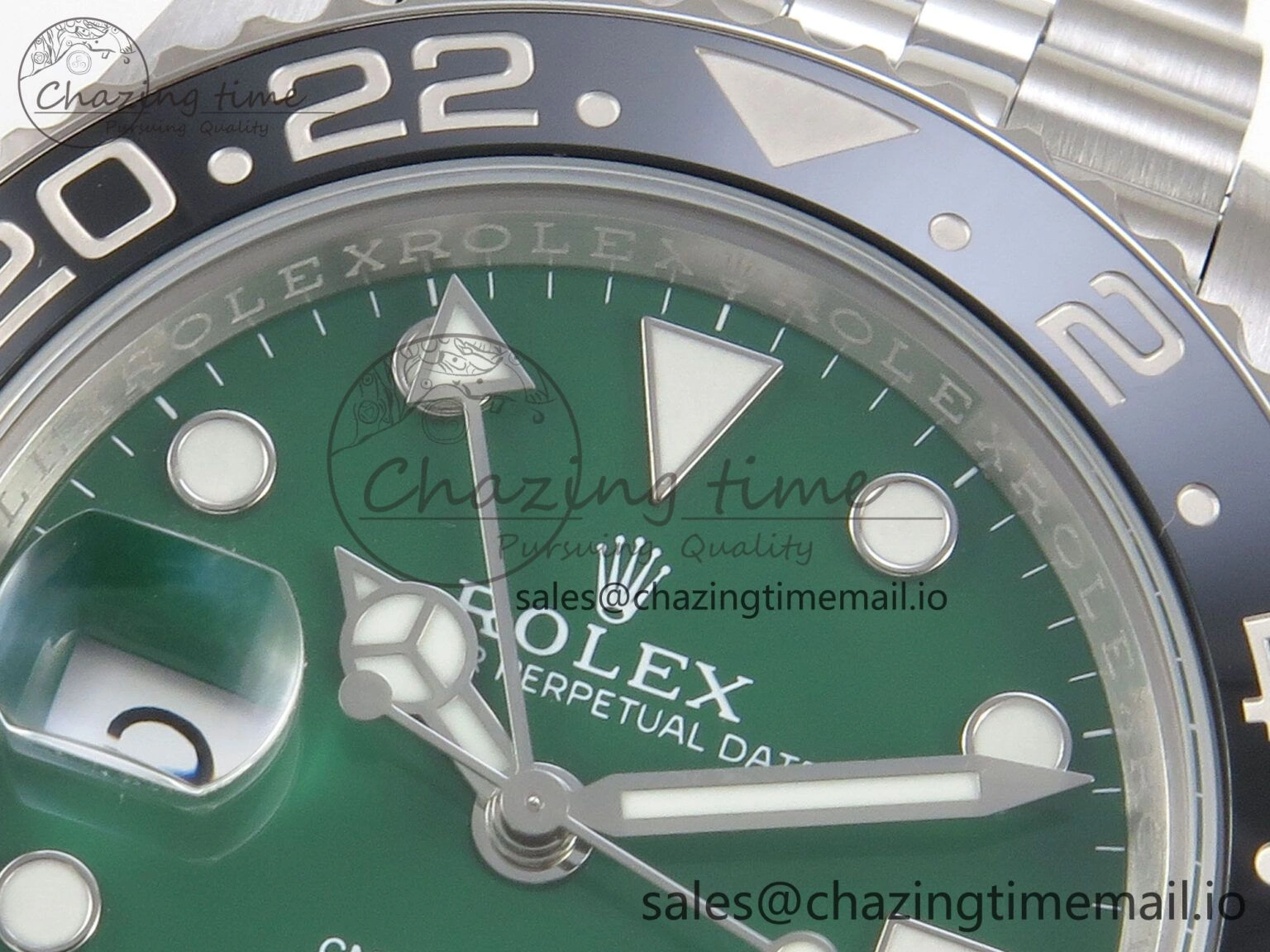 Comfortable GMT-Master II 126729 VTNR ARF 1:1 Best Edition Green Dial On SS Jubilee Bracelet SH3285 CHS 173