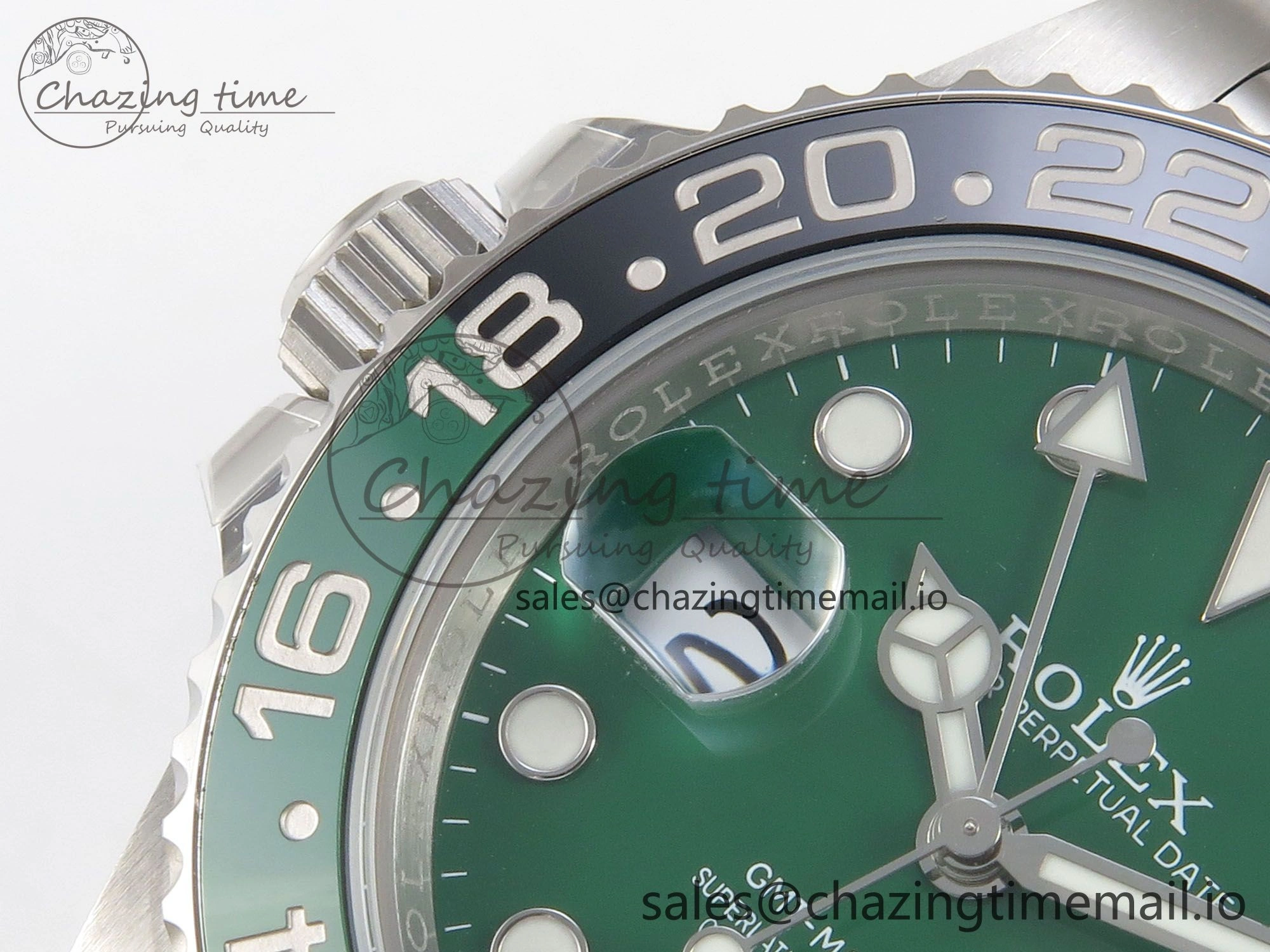 Comfortable GMT-Master II 126729 VTNR ARF 1:1 Best Edition Green Dial On SS Jubilee Bracelet SH3285 CHS 173