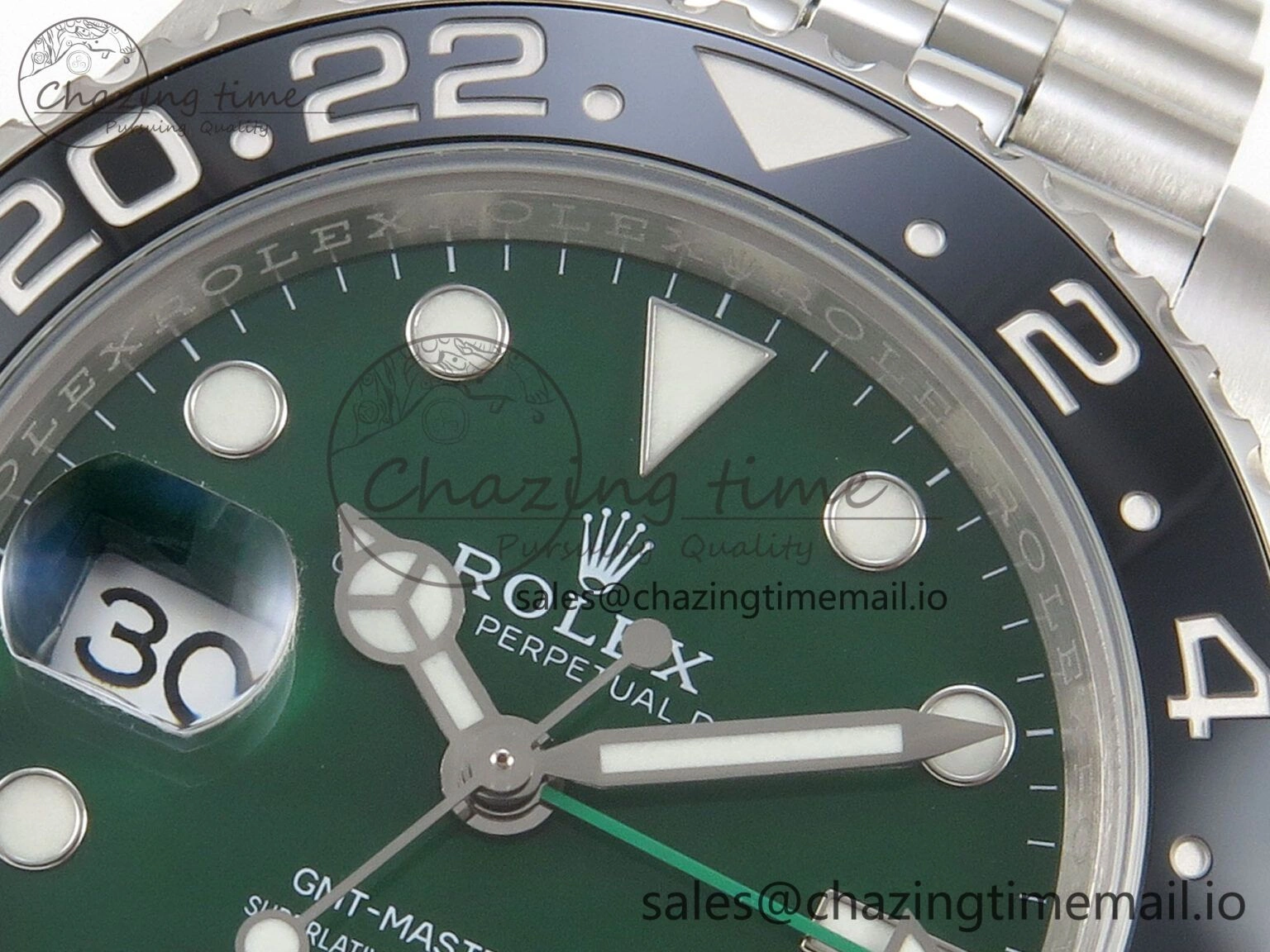 Practical GMT-Master II 126729 VTNR Green Black Ceramic 904L 3EF 1:1 Best Edition on Jubilee Bracelet SH3285 CHS 155