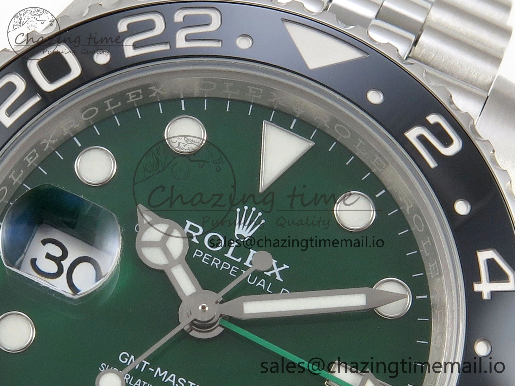 Practical GMT-Master II 126729 VTNR Green Black Ceramic 904L 3EF 1:1 Best Edition on Jubilee Bracelet SH3285 CHS 155