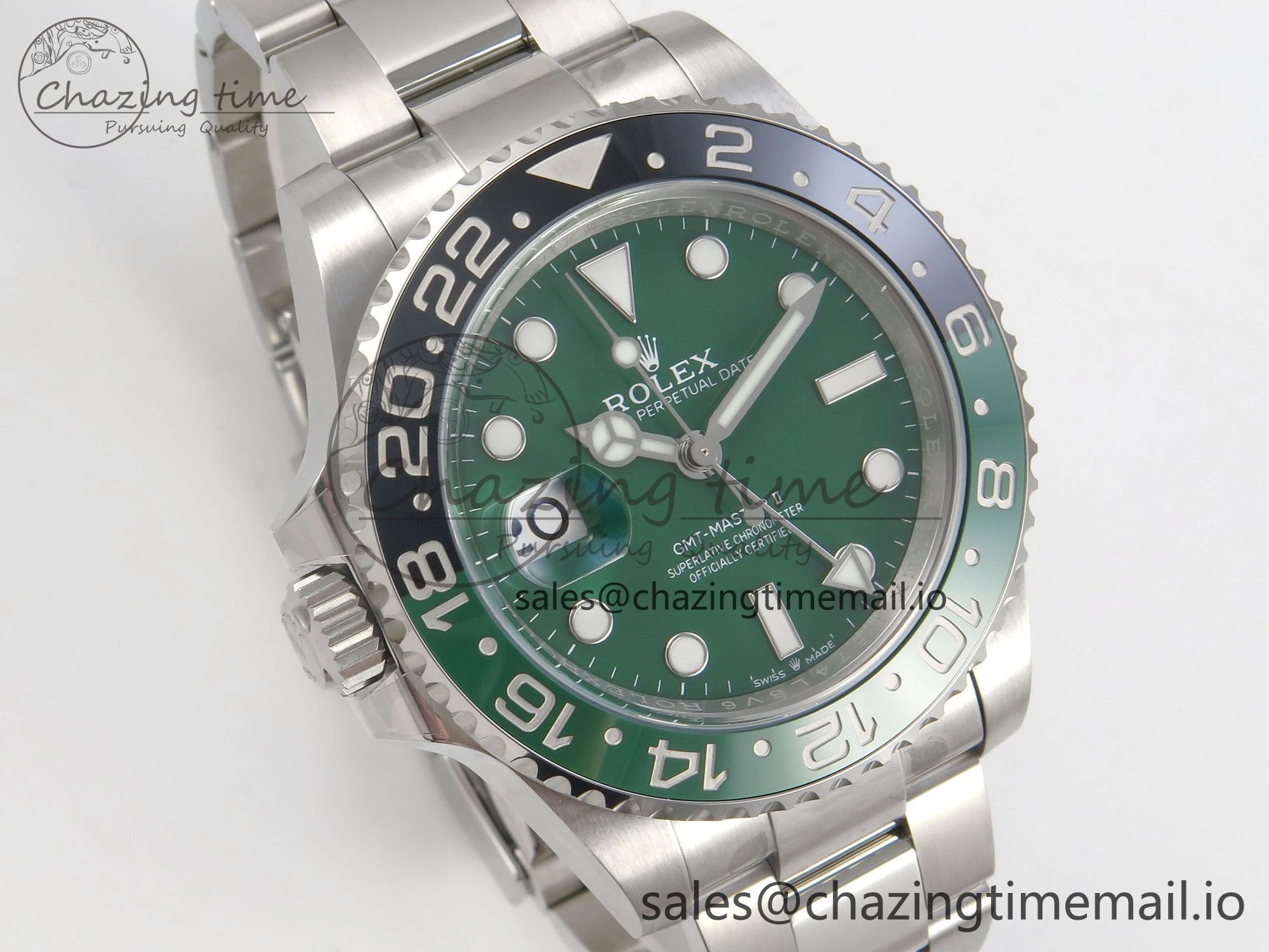 Efficient GMT-Master II 126729 VTNR SCF 1:1 Best Edition Green Dial On Oyster Bracelet SH3285 CHS 112