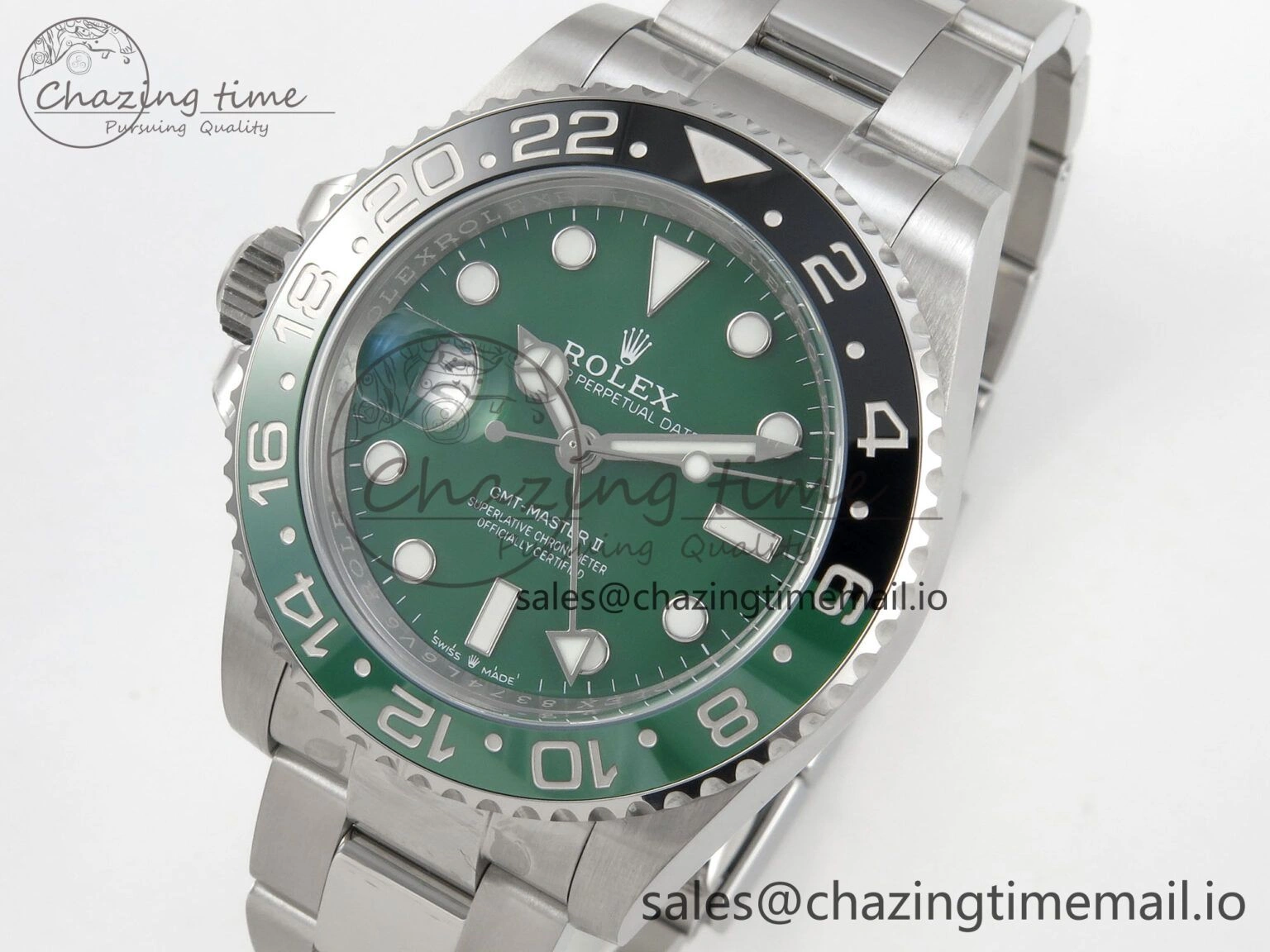 Efficient GMT-Master II 126729 VTNR SCF 1:1 Best Edition Green Dial On Oyster Bracelet SH3285 CHS 112