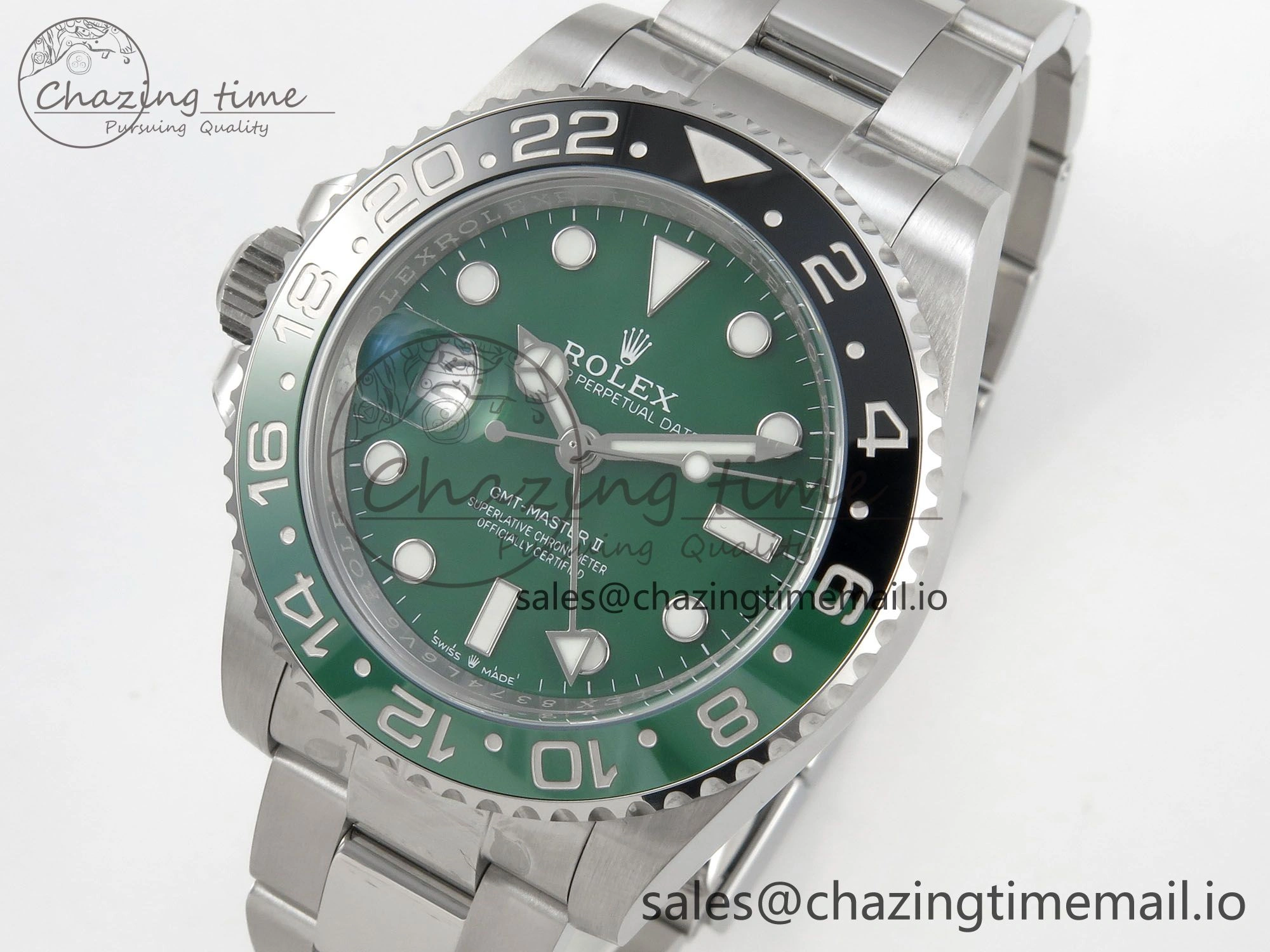 Efficient GMT-Master II 126729 VTNR SCF 1:1 Best Edition Green Dial On Oyster Bracelet SH3285 CHS 112