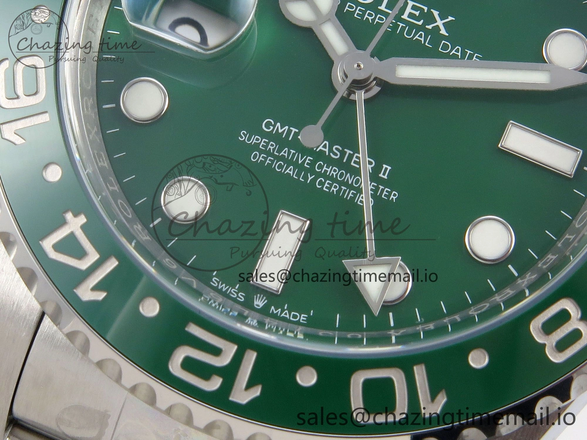 Efficient GMT-Master II 126729 VTNR SCF 1:1 Best Edition Green Dial On Oyster Bracelet SH3285 CHS 112