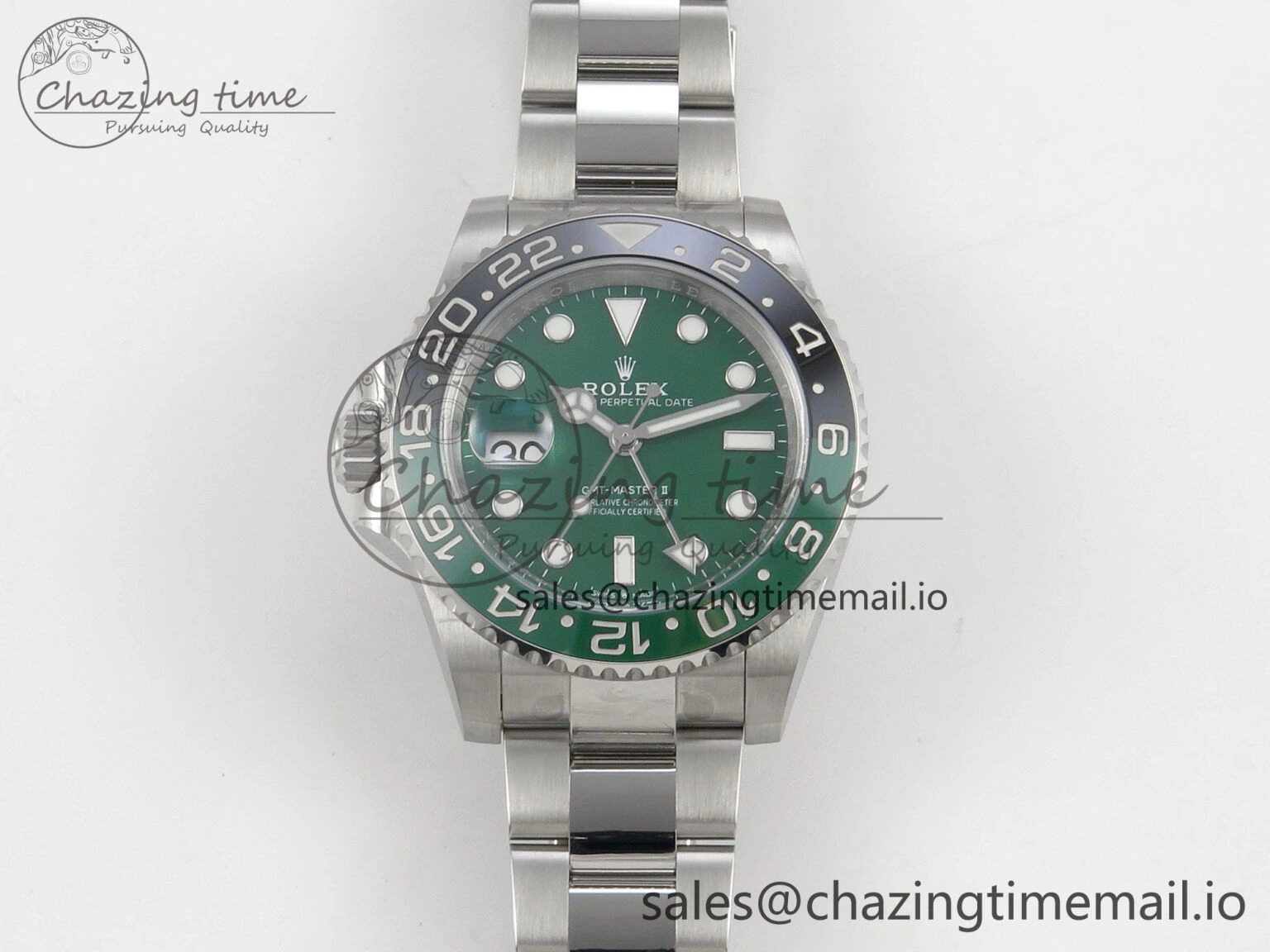 Efficient GMT-Master II 126729 VTNR SCF 1:1 Best Edition Green Dial On Oyster Bracelet SH3285 CHS 112