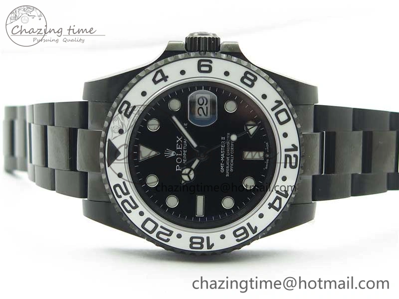 GMT-Master II Oreo PVD White Ceramic Bezel VRF 1:1 Best Edition Black Dial SA3186 CHS V Flexible 2802