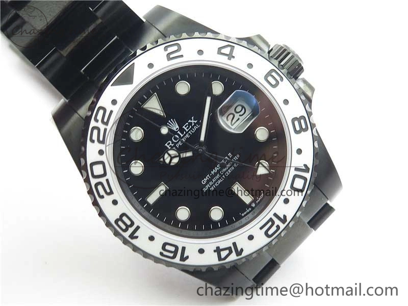 GMT-Master II Oreo PVD White Ceramic Bezel VRF 1:1 Best Edition Black Dial SA3186 CHS V Flexible 2802