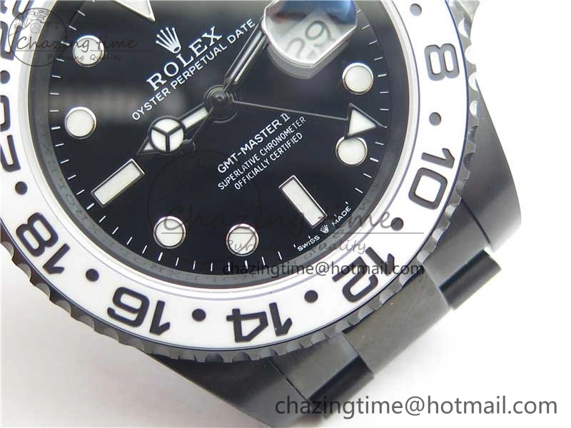 GMT-Master II Oreo PVD White Ceramic Bezel VRF 1:1 Best Edition Black Dial SA3186 CHS V Flexible 2802