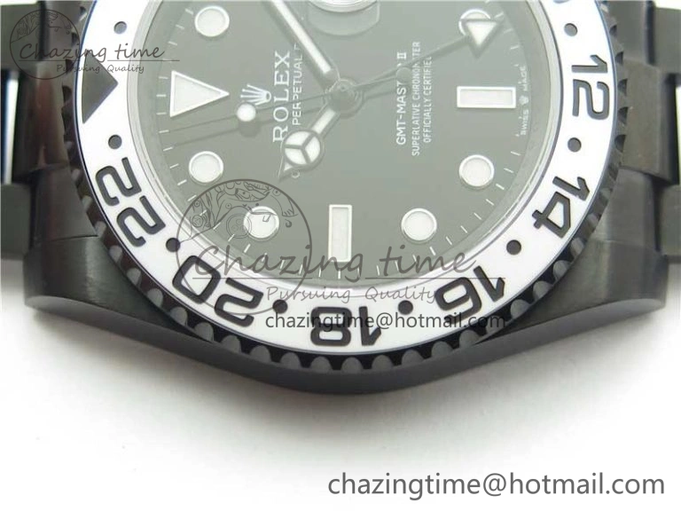 GMT-Master II Oreo PVD White Ceramic Bezel VRF 1:1 Best Edition Black Dial SA3186 CHS V Flexible 2802