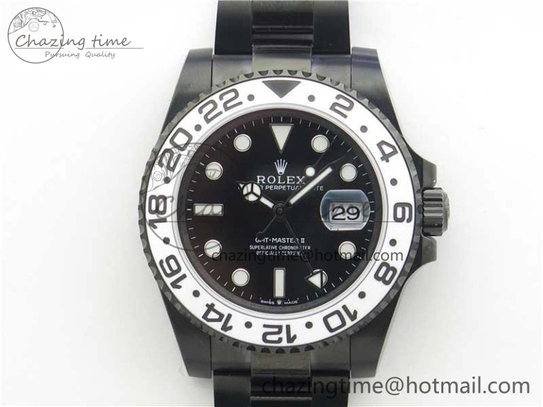 GMT-Master II Oreo PVD White Ceramic Bezel VRF 1:1 Best Edition Black Dial SA3186 CHS V Flexible 2802