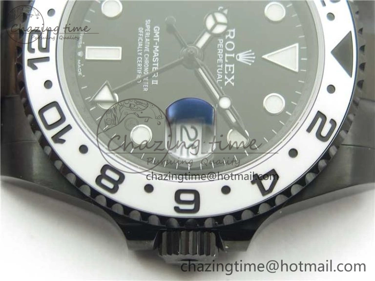 GMT-Master II Oreo PVD White Ceramic Bezel VRF 1:1 Best Edition Black Dial SA3186 CHS V Flexible 2802