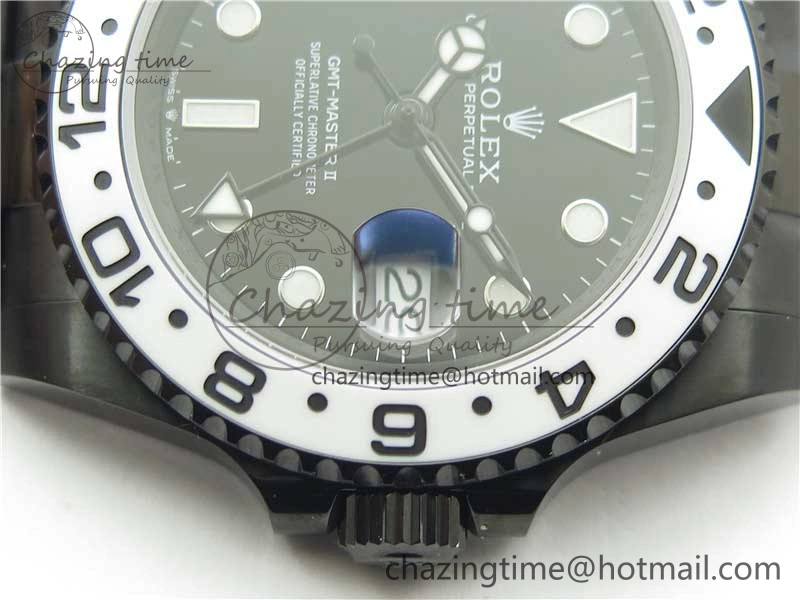 GMT-Master II Oreo PVD White Ceramic Bezel VRF 1:1 Best Edition Black Dial SA3186 CHS V Flexible 2802