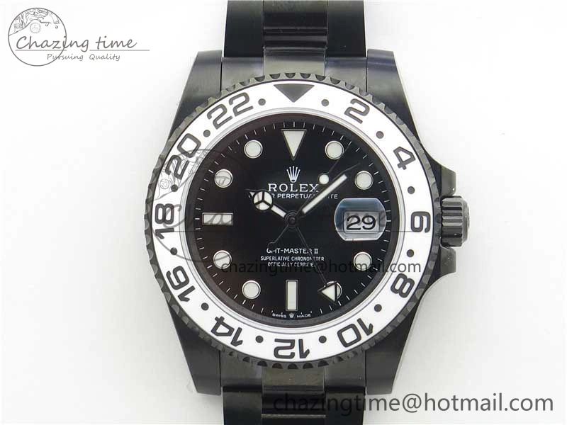 GMT-Master II Oreo PVD White Ceramic Bezel VRF 1:1 Best Edition Black Dial SA3186 CHS V Flexible 2802