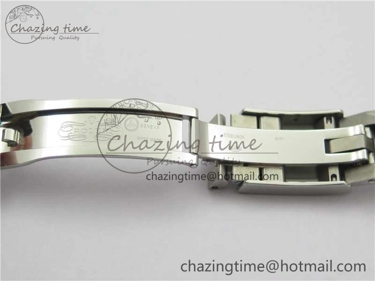 Compact GMT-Master II Red Blue Diamonds Bezel 904L Steel GMF Best Edition Black Dial On Jubilee Bracelet SA3285 CHS V 2578