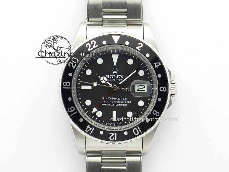 Modern GMT-Master Vintage 1675 SS BP Best Edition Black Bezel White Markers A 3750