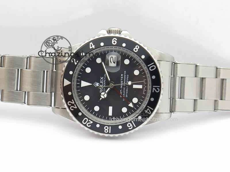 Modern GMT-Master Vintage 1675 SS BP Best Edition Black Bezel White Markers A 3750