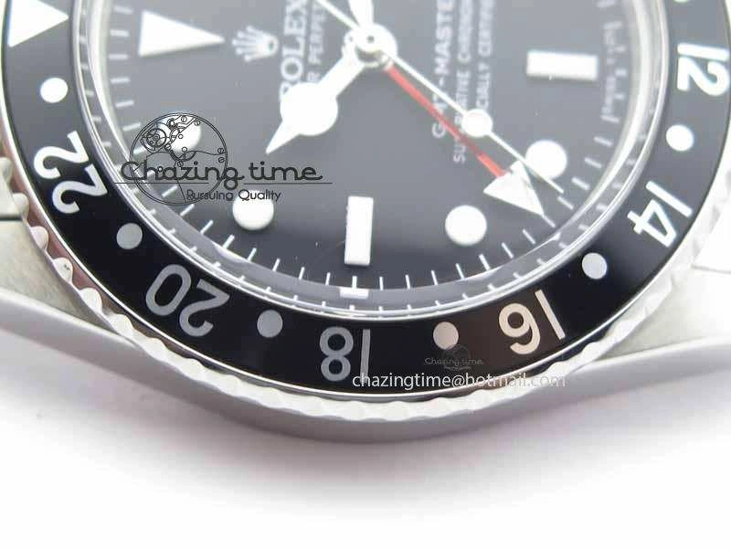 Modern GMT-Master Vintage 1675 SS BP Best Edition Black Bezel White Markers A 3750