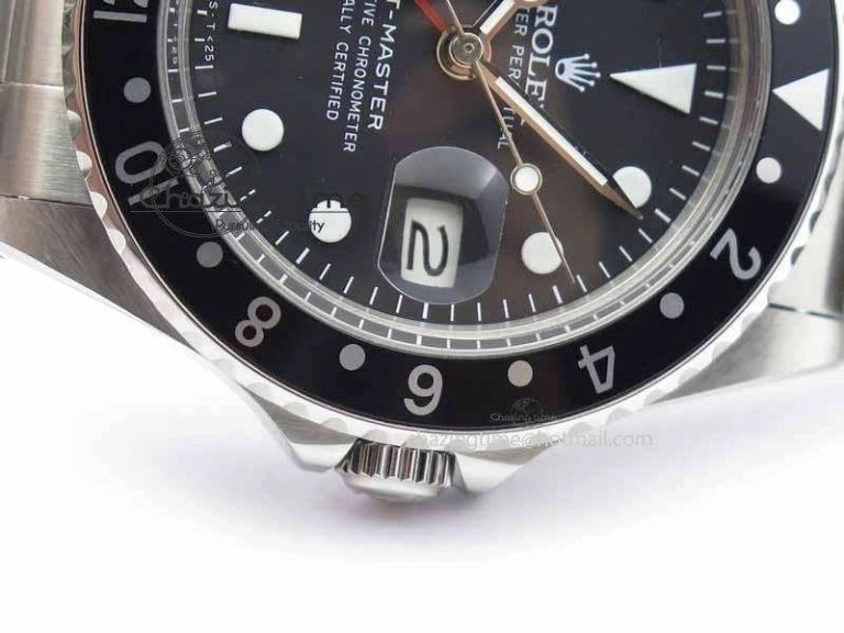 Modern GMT-Master Vintage 1675 SS BP Best Edition Black Bezel White Markers A 3750