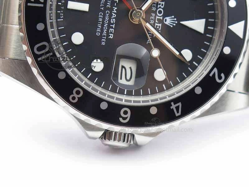 Modern GMT-Master Vintage 1675 SS BP Best Edition Black Bezel White Markers A 3750