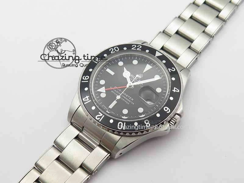 Modern GMT-Master Vintage 1675 SS BP Best Edition Black Bezel White Markers A 3750