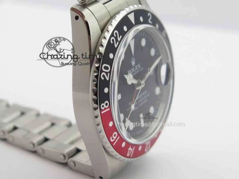 Bold GMT-Master Vintage 1675 SS BP Best Edition Black Red Bezel White Markers A 3749
