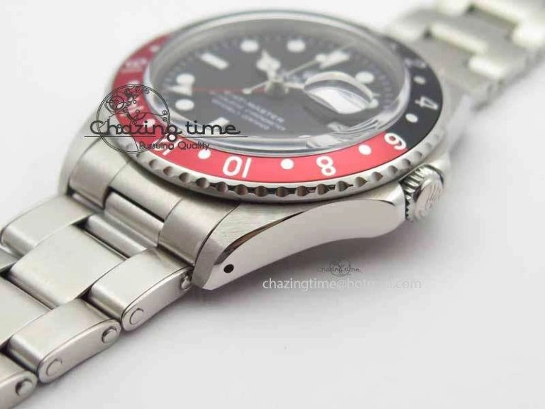 Bold GMT-Master Vintage 1675 SS BP Best Edition Black Red Bezel White Markers A 3749