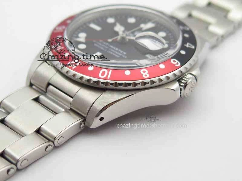 Bold GMT-Master Vintage 1675 SS BP Best Edition Black Red Bezel White Markers A 3749