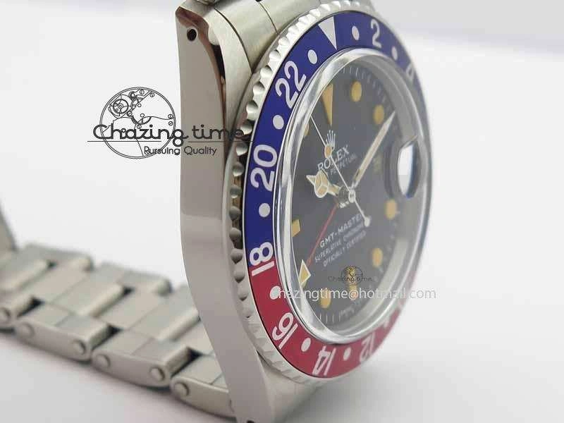GMT-Master Vintage 1675 SS BP Best Edition Blue Red Bezel A Sleek 3752
