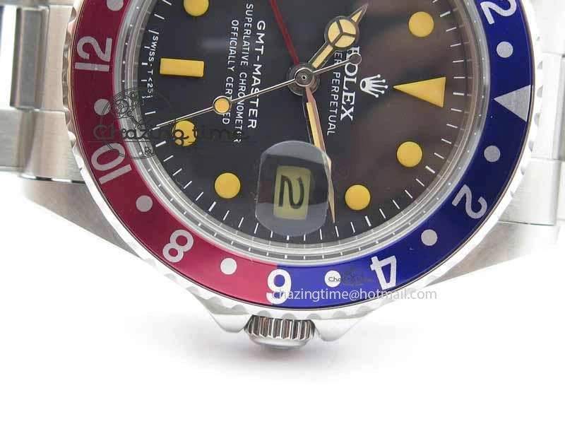GMT-Master Vintage 1675 SS BP Best Edition Blue Red Bezel A Sleek 3752