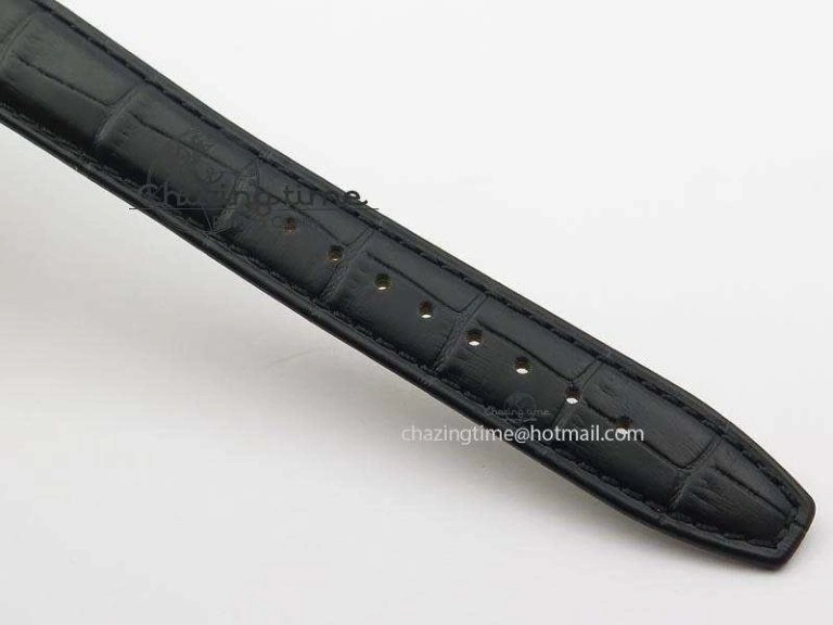 AllSeason GP Moonphase SS Silver Dial On Black Leather Strap On Cal.GP033MO 6611