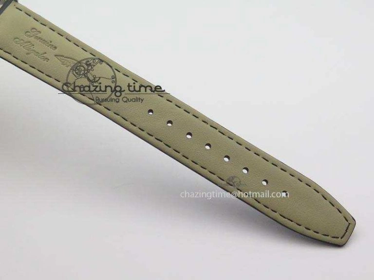 AllSeason GP Moonphase SS Silver Dial On Black Leather Strap On Cal.GP033MO 6611