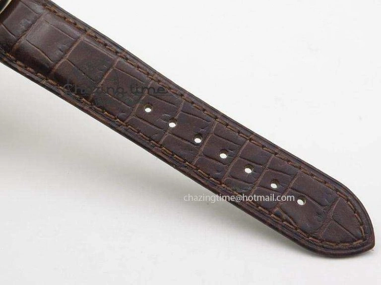 Globemaster Master Chronometer RG V6F Best Edition White Dial On Brown Leather Strap A GoodFit 8271